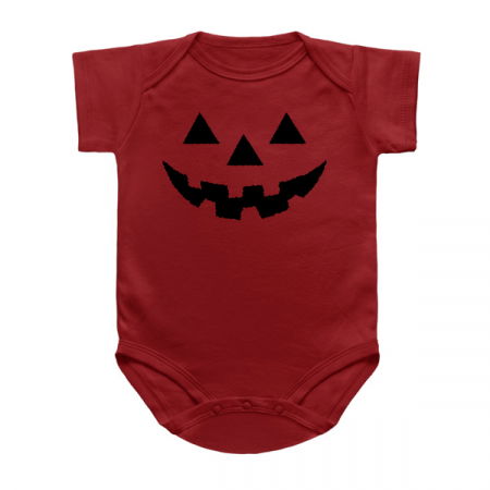 Jack O' Lantern Pumpkin Face BLACK Halloween Costume T-Shirt tiny thumbnail