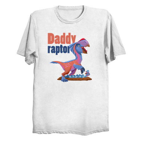 Daddy Raptor Daddyraptor Matching Family Shirt - NeatoShop