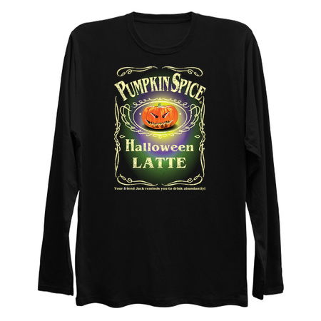 PUMPKIN SPICE HALLOWEEN LATTE DISTRESSED tiny thumbnail