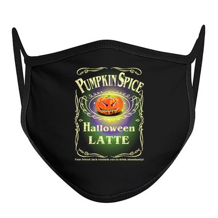 PUMPKIN SPICE HALLOWEEN LATTE DISTRESSED tiny thumbnail