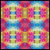 Geometric Fractal Kaleidoscope Rainbow tiny thumbnail