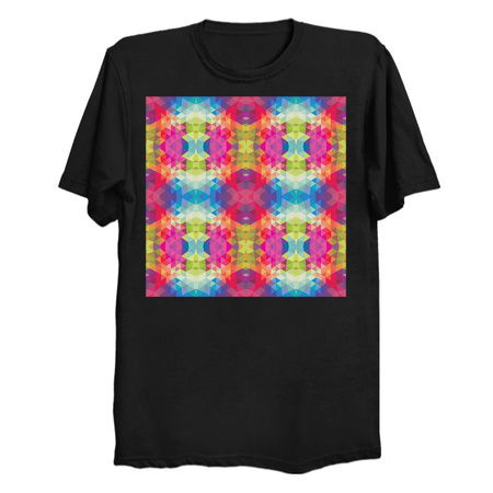 Geometric Fractal Kaleidoscope Rainbow tiny thumbnail