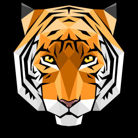 Tiger crystal polygons - NeatoShop