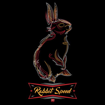 rabbit speed pinstripe bunny