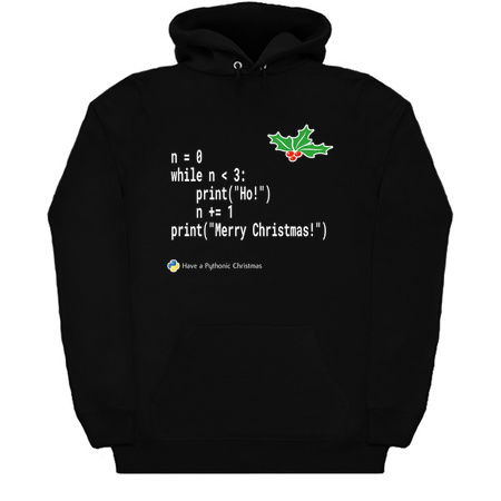 Ho! Ho! Ho! - Merry Christmas - Python Geek Design tiny thumbnail