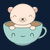 Woohoo Cute Polar Bear Loves Coffee tiny thumbnail