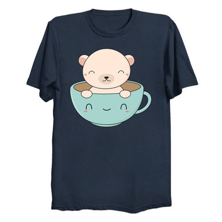 Woohoo Cute Polar Bear Loves Coffee tiny thumbnail