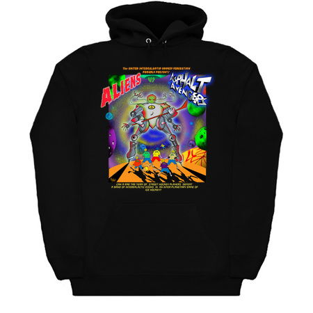 Aliens vs The Asphalt Avengers by Chris Riley & Stephen Brian Phillips tiny thumbnail