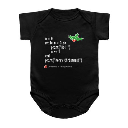 Ho! Ho! Ho! - Merry Christmas - Ruby Geek Design tiny thumbnail