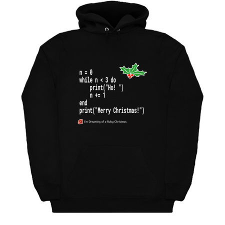 Ho! Ho! Ho! - Merry Christmas - Ruby Geek Design tiny thumbnail