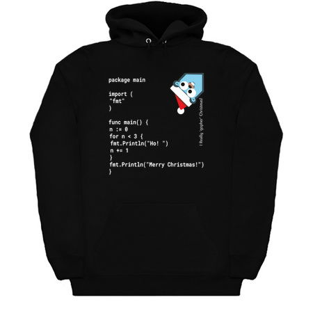 Ho! Ho! Ho! - Merry Christmas - Go / Golang Design tiny thumbnail