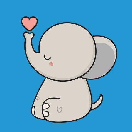 My Dear Sweet Kawaii Cute Elephant NeatoShop