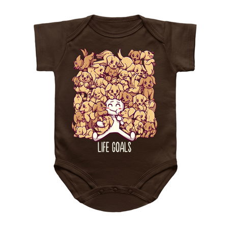 Life Goals - Golden Labrador Retriever dogs tiny thumbnail