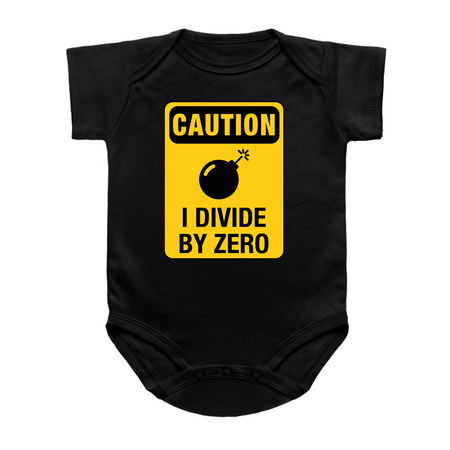 Geek Funny – Caution. I Divide by Zero tiny thumbnail