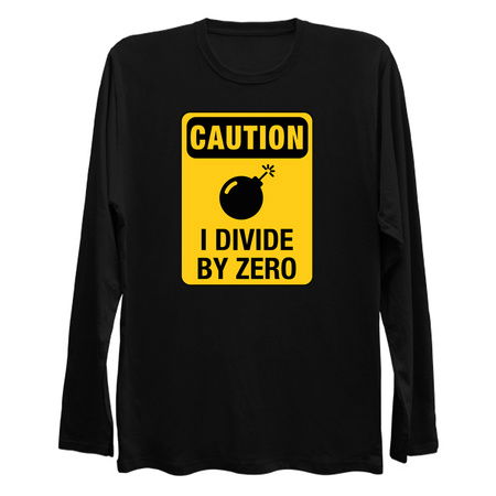 Geek Funny – Caution. I Divide by Zero tiny thumbnail