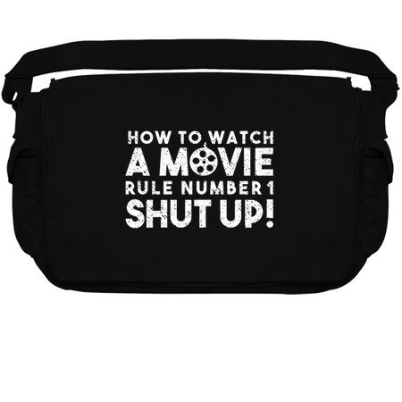 Shut up! Distressed watch a movie, rule number one tiny thumbnail