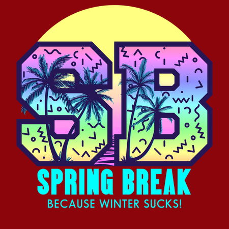 Spring Break Neon Beach - NeatoShop