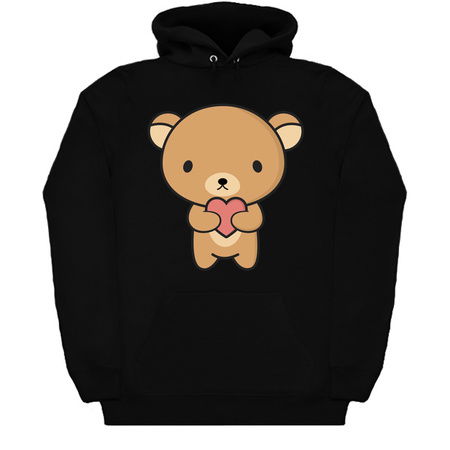 I have a cute brown bear with a heart tiny thumbnail