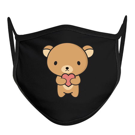 I have a cute brown bear with a heart tiny thumbnail