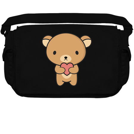 I have a cute brown bear with a heart tiny thumbnail