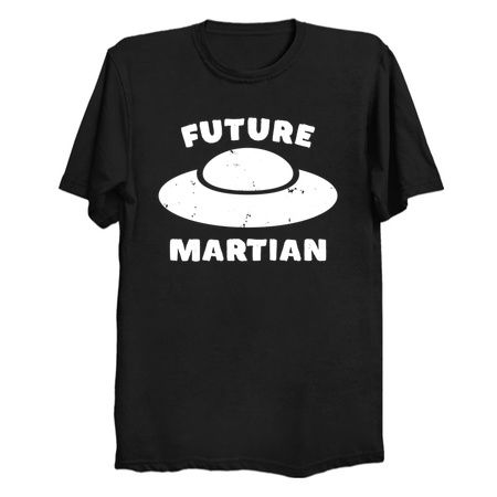 Retro Vintage Sci Fi Future Martian UFO tiny thumbnail