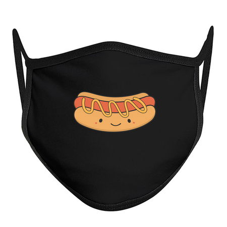 Hot Dog with Mustard Is Cute and Kawaii tiny thumbnail