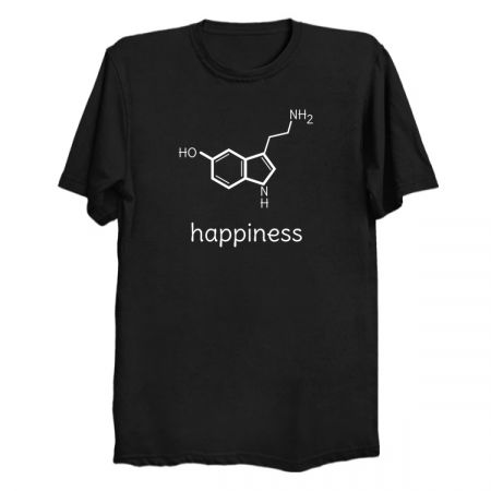 Funny Happiness Serotonin Molecule Chemistry tiny thumbnail