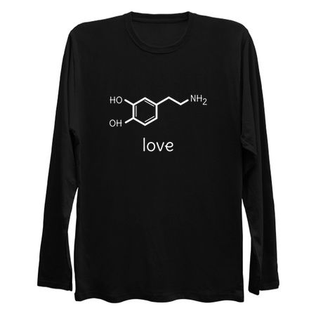 Love Dopamine Molecule Chemistry T-Shirt tiny thumbnail