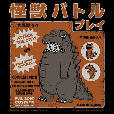 Kaiju battle online play shirt
