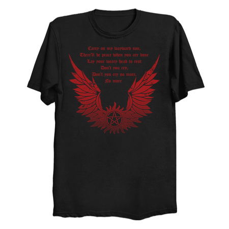 CARRY ON WAYWARD SON.... RED VERSION tiny thumbnail