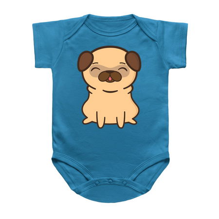 Cartoon Cute and Kawaii Adorable Pug tiny thumbnail