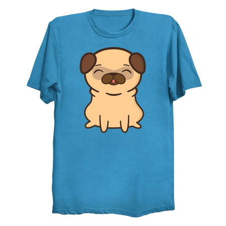 Cartoon Cute and Kawaii Adorable Pug tiny thumbnail