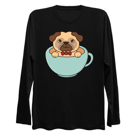 Utterly Cute and Kawaii Adorable Pug T-Shirt tiny thumbnail