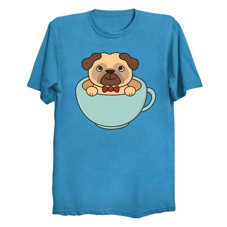 Utterly Cute and Kawaii Adorable Pug T-Shirt tiny thumbnail