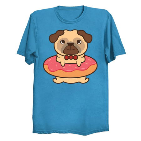 There's a kawaii cute pug in my donut tiny thumbnail