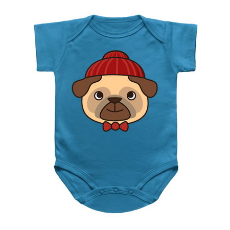 Winter Beanie Pug Is Kawaii And Cute tiny thumbnail