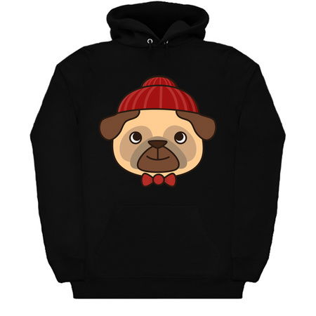 Winter Beanie Pug Is Kawaii And Cute tiny thumbnail