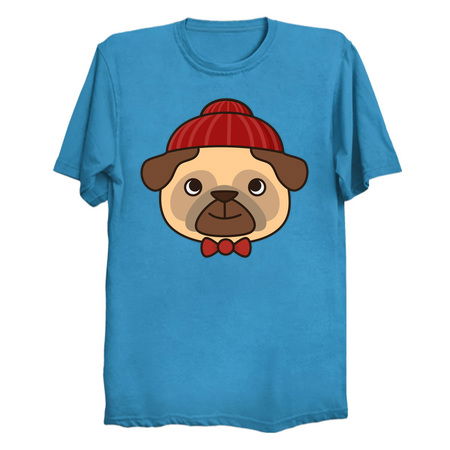 Winter Beanie Pug Is Kawaii And Cute tiny thumbnail