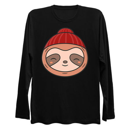 I have a beanie loving kawaii cute sloth tiny thumbnail