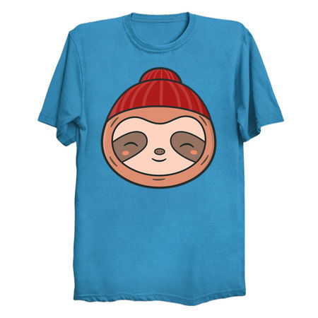 I have a beanie loving kawaii cute sloth tiny thumbnail