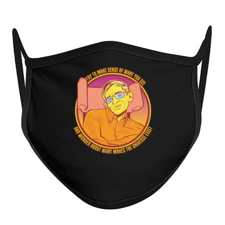 Inspirational Scientist Hawking Quote Shirt - Try to make Sense of the Universe tiny thumbnail