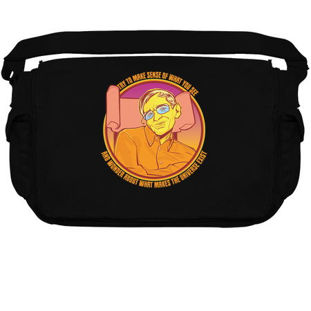 Inspirational Scientist Hawking Quote Shirt - Try to make Sense of the Universe tiny thumbnail