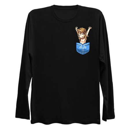 Pocket Sleepy Link BOTW Breath of the Wild tshirt tiny thumbnail