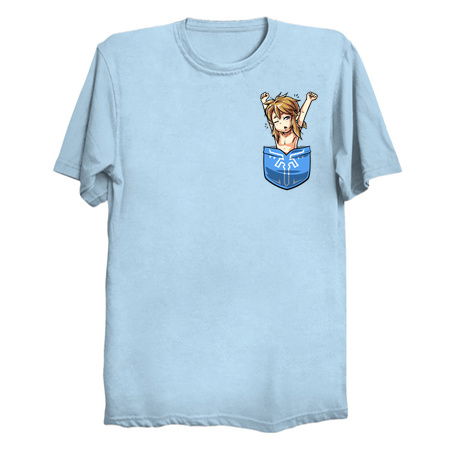 Pocket Sleepy Link BOTW Breath of the Wild tshirt tiny thumbnail
