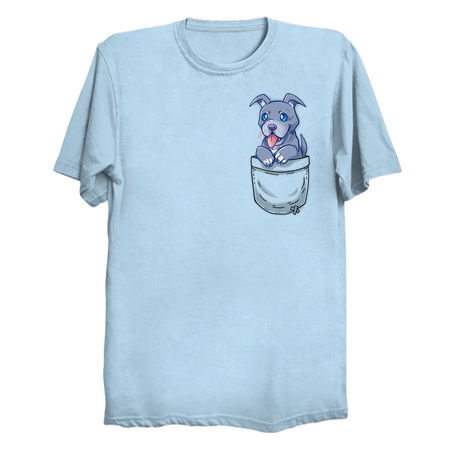 Pocket Cute Pitbull Pibble Dog - NeatoShop