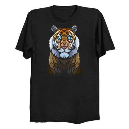 Frontal tribal tiger - NeatoShop