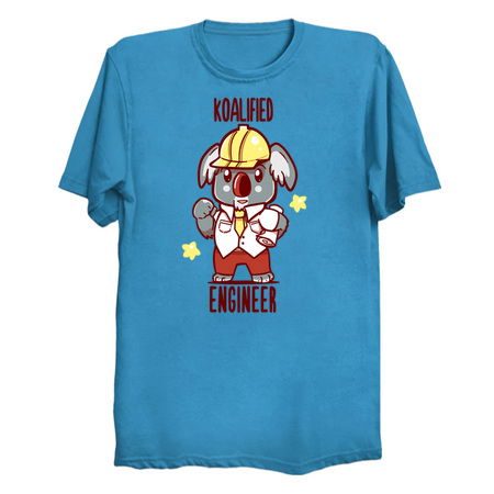 Koalified Engineer - Koala Animal Pun Shirt tiny thumbnail