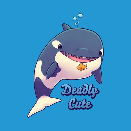 Deadly Cute Orca - NeatoShop