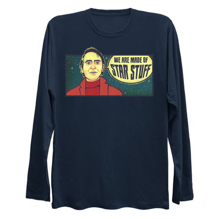 Inspirational Scientist Sagan Quote Shirt - We Are Made of Star Stuff tiny thumbnail