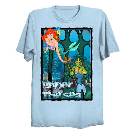 under the sea Little Mermaid and ninja turtle tiny thumbnail